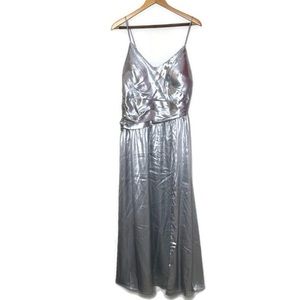 Alexa B Nites Women’s Metallic Silver Formal Dress Size 12